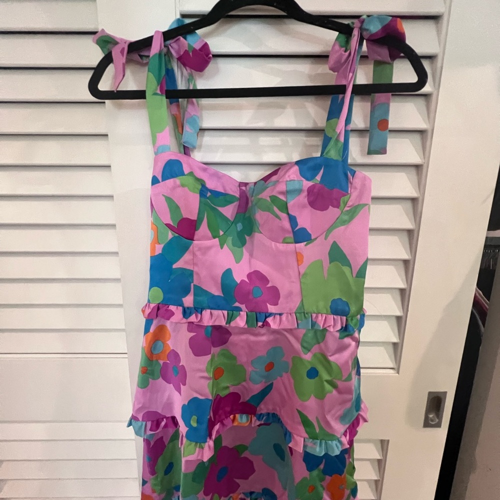 Show me your mumu women’s corset dress. Mini style. NWT